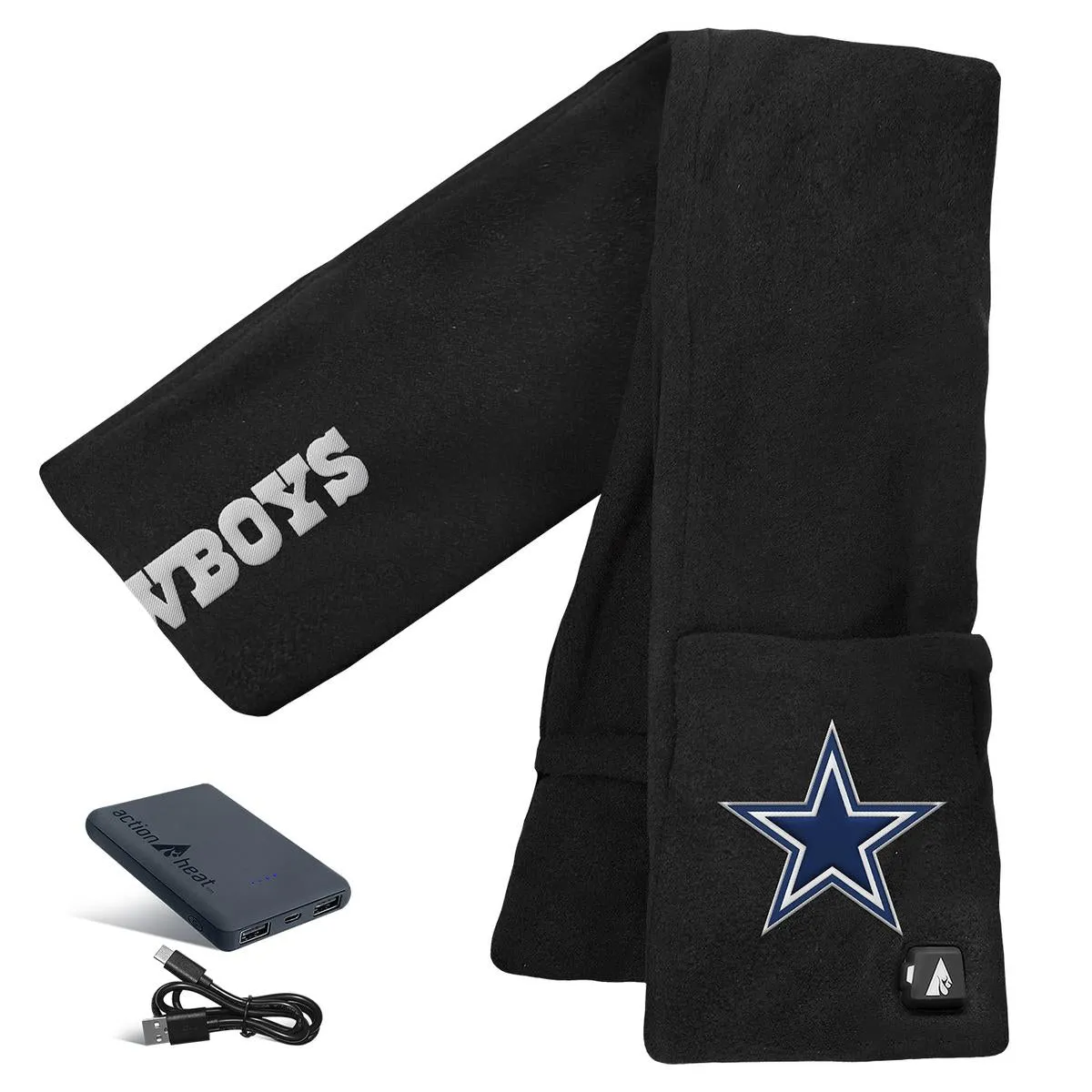 ActionHeat Dallas Cowboys 5V Battery Heated Scarf