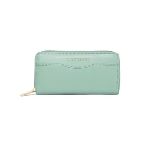 Caprese Athena Zip Around Wallet Medium Sage Green