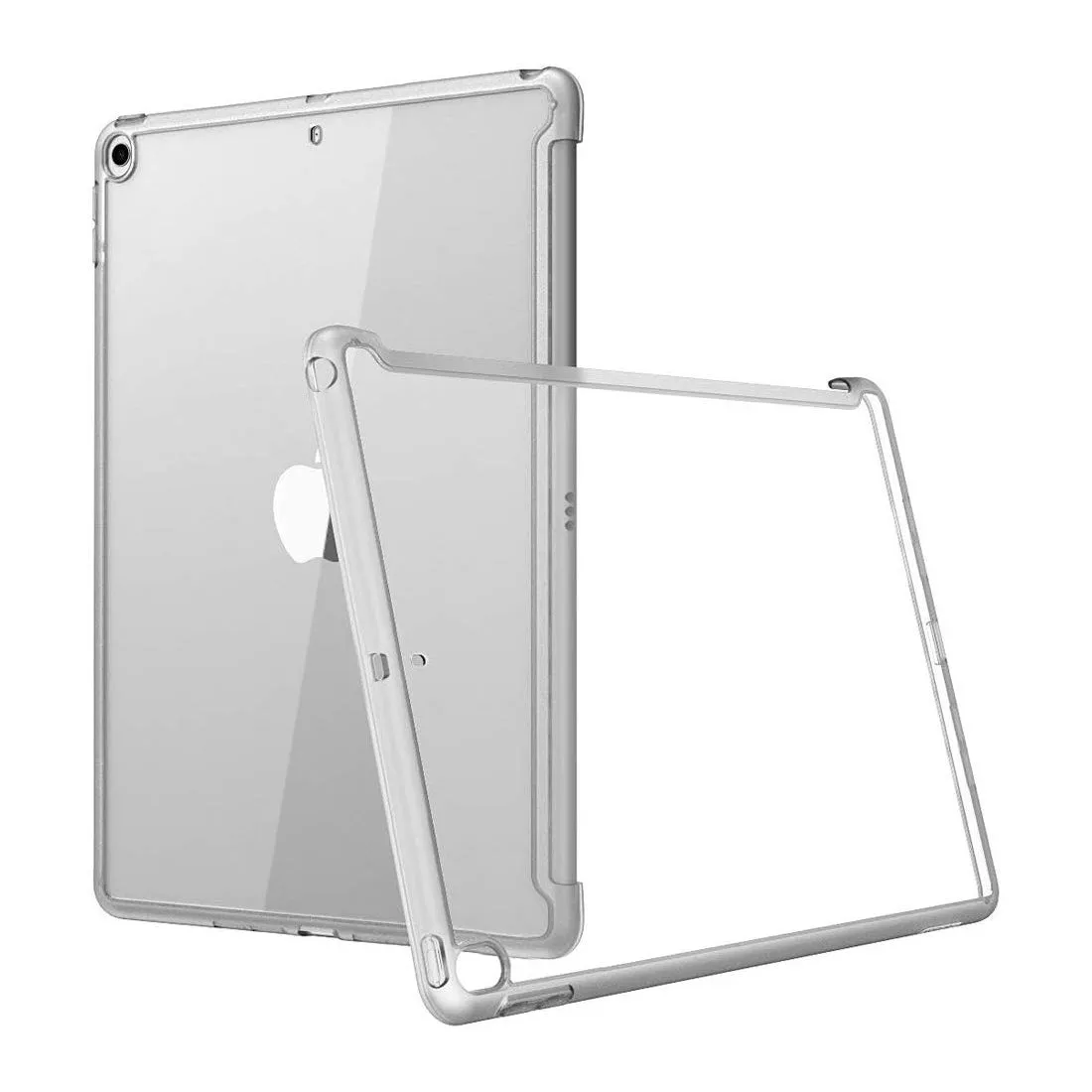 iPad 10.2 inch (2019 | 2020 | 2021) Halo Smart Keyboard Compatible Clear Bumper Case(open box)-Clear