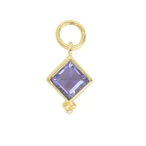 Isla Iolite Gold Charm