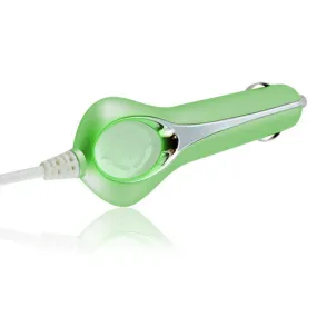 Lady Power, by Celltronix, Frosted Green Interchangeable Tip Car Charger