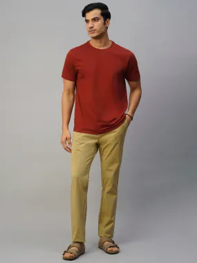 Men's 4 Way Stretch Khaki Slim Fit Pants