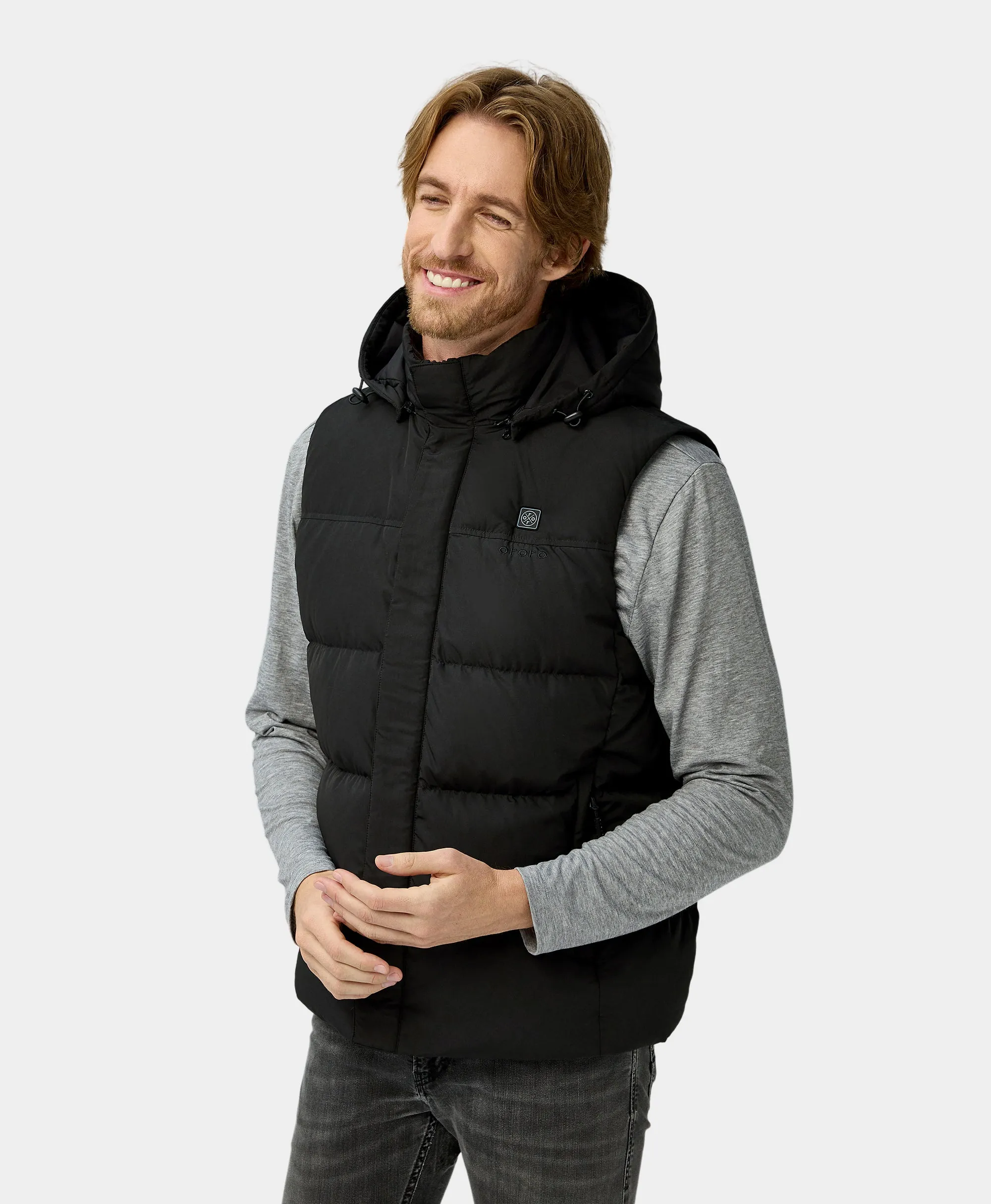 Men's Heated Down Vest (Apparel Only)