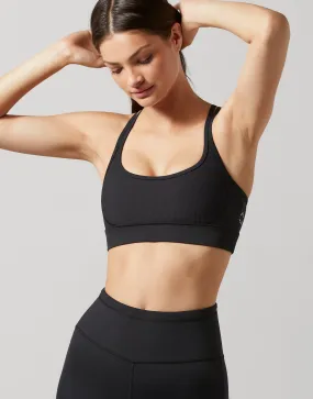 River Sports Bra in Black