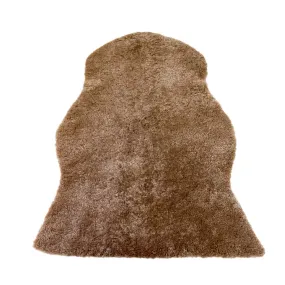 Sahara Brown Curly Wool Sheepskin Rugs