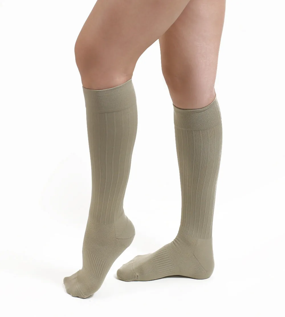 Salvere Casual Wear, Knee High, Closed Toe, 15-20 mmHg