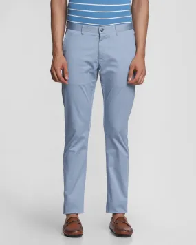 Slim Comfort B-95 Casual Sky Blue Solid Khakis - Mark