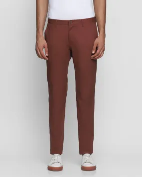 Slim Fit B-91 Casual Rust Textured Khakis - Dan