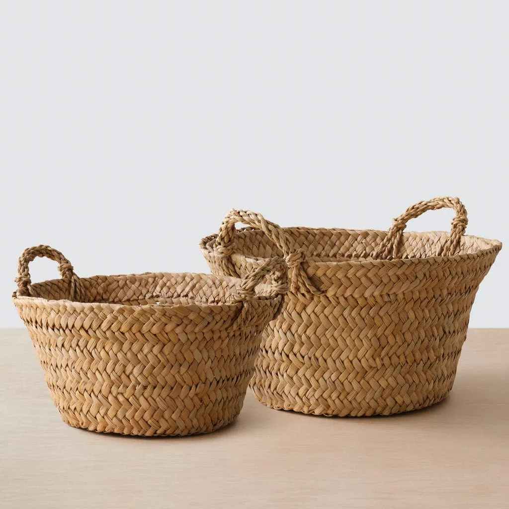 Totora Floor Basket